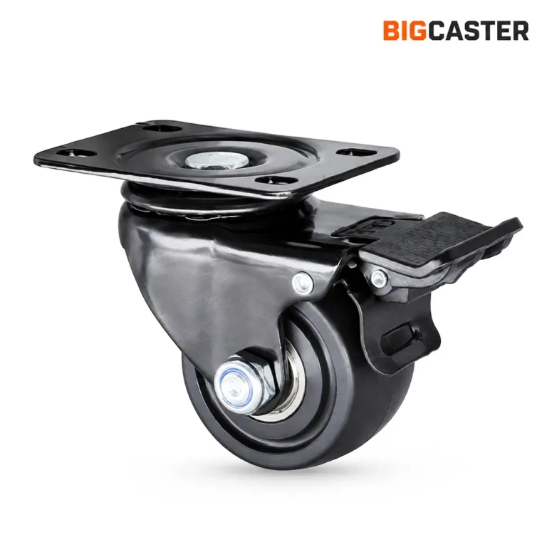 Low-Profile Heavy Duty PP Casters brake type M6320