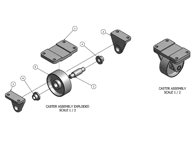 3D-modeling-custom-casters
