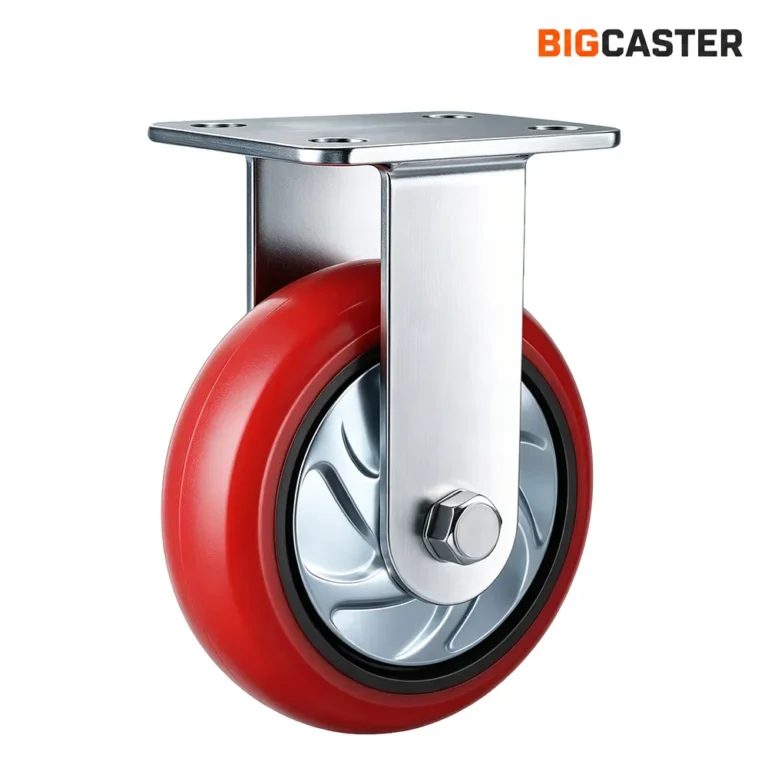 5-inch-Korea-heavy-duty-iron-core-rigid-PU-caster-G4211