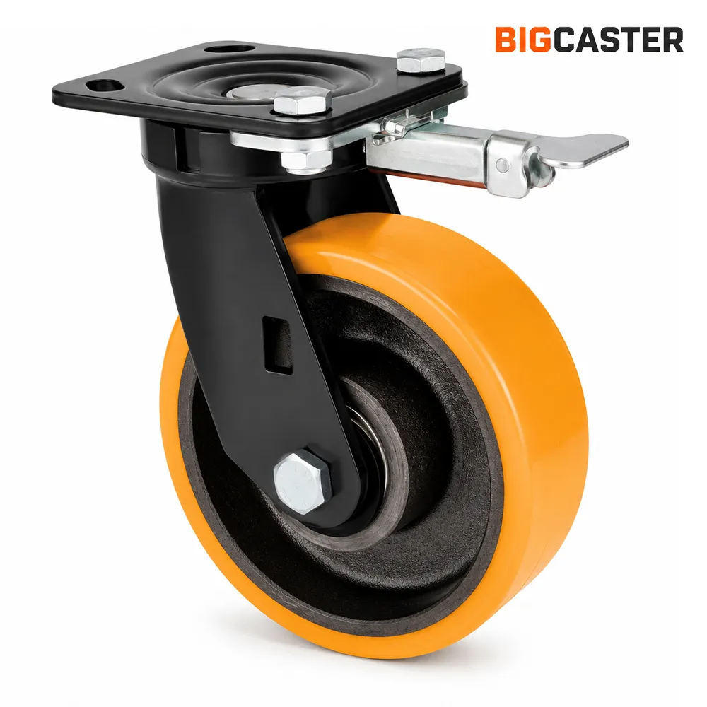 6-inch-heavy-duty-polyurethane-swivel-casters-with-steering-lock-T0605