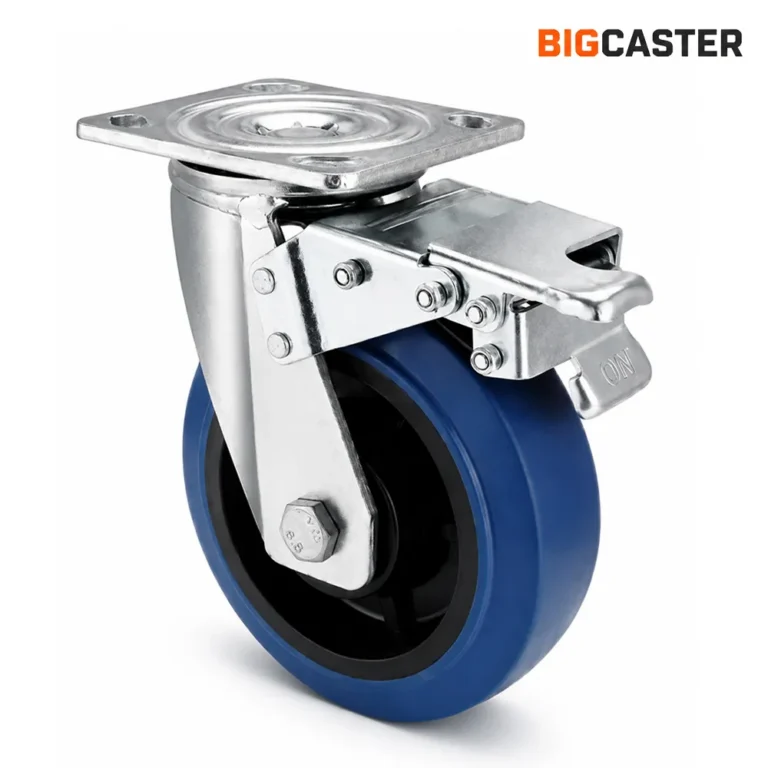 6-inch-heavy-duty-pp-core-elastic-rubber-brake-caster