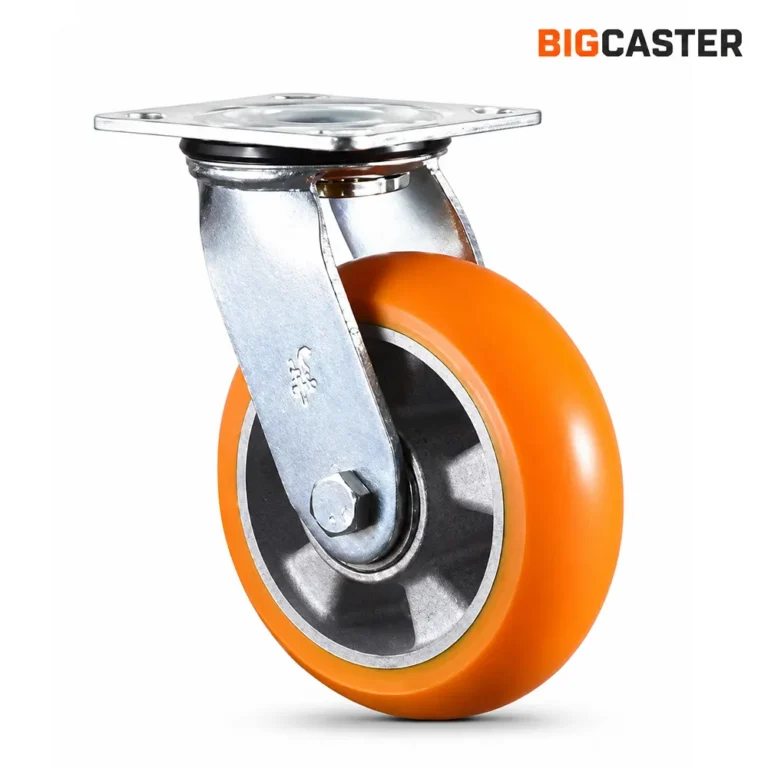 8inch-heavy-duty-aluminum-core-PU-swivel-caster-wheel-G42201