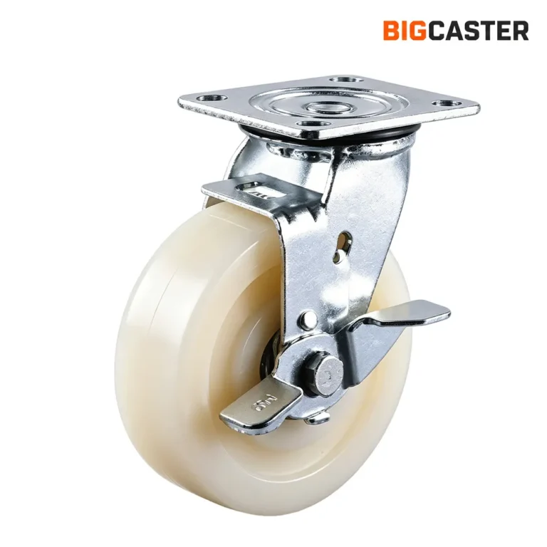 Heavy-duty-PA-pure-nylon-side-brake-caster-G4801-