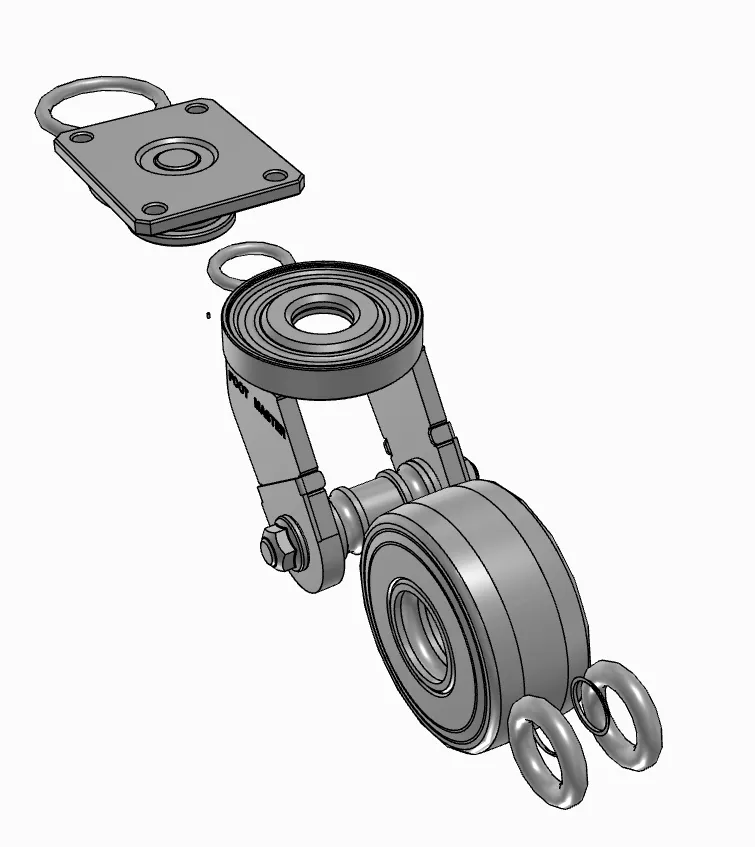 Extra-Heavy-duty-caster-structure