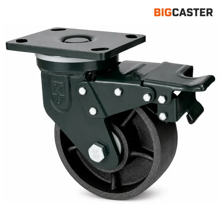 Heavy-duty-manganese-steel-bracket-milling-brake-caster-t0701