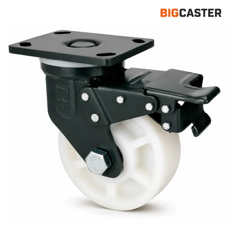 Heavy-duty-manganese-steel-bracket-nylon-casters-T0702