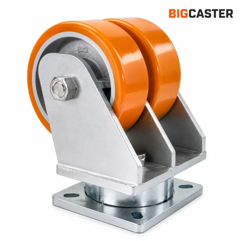 Super-heavy-duty-dual-wheel-polyurethane-swivel-casters-e0901