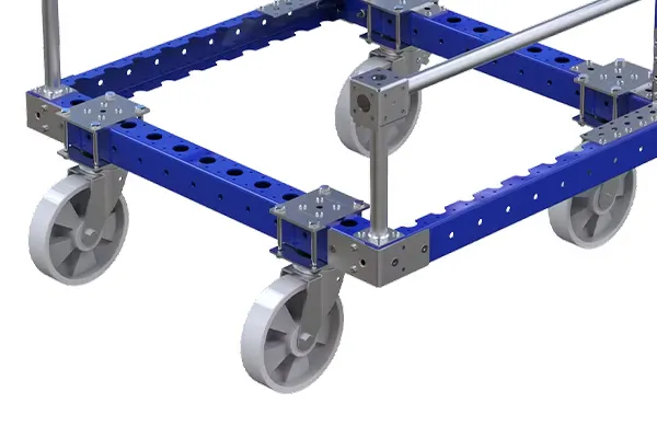 caster-configuration-for-heavy-equipment-with-swivel-and-rigid-layouts