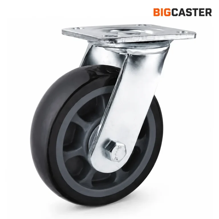 heavy-duty-black-polyurethane-swivel-caster-G4204
