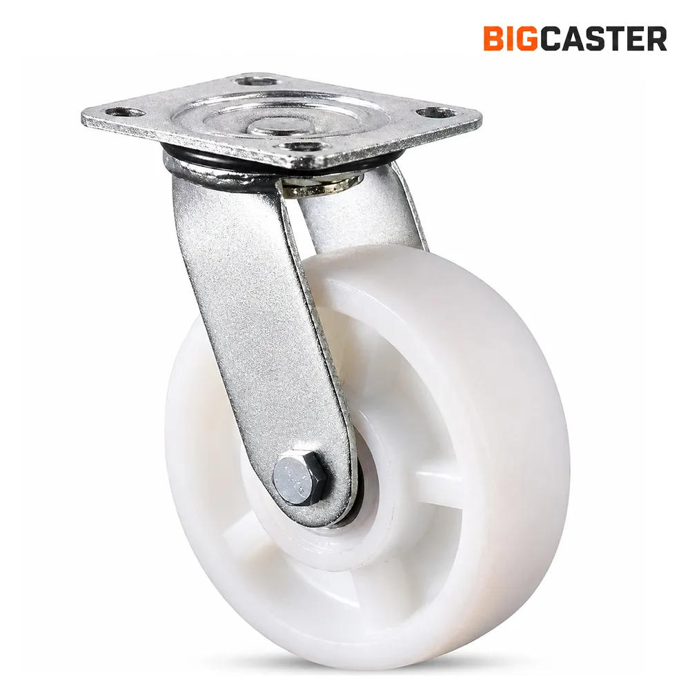 heavy-duty-white-nylon-swivel-caster-G4802