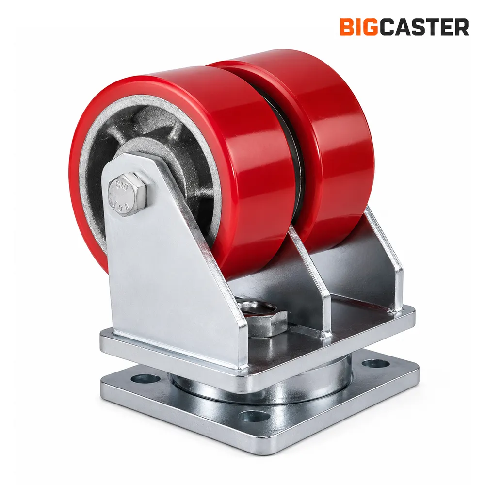 super-Heavy-duty-dual-wheel-polyurethane-swivel-casters-e0401